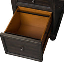 Contemporary L Shaped Desk USB Charging Drawer
