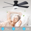 42 Inch Ceiling Fan With Dimmable LED Light Remote