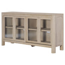 Solano Sliding Door Dining Sideboard Server Weathered Mango