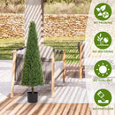Topiary Tree Plant Potted Trees Decorations For Indoor Living Room Outdoor Tree Artificial Boxwood 120cm 2pcs/set