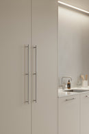 Polished Nickel "Villa" Fluted Cabinet Knobs and Pulls