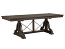 Westley Falls - Trestle Dining Table - Graphite