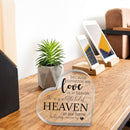 Memorial Heart With Gift Box - Acrylic Heaven In Our Home