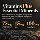 VM100 Liquid Multivitamin and Multimineral Daily Supplement - 100+ Nutrients with Vitamins, Minerals, Antioxidants, and Superfoods - 32 oz