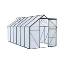 [06X12FT] Heavy-Duty Black Polycarbonate Greenhouse With Raised Base And Anchor (SAK92451)