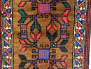 Small Persian Baluchi Rug, Tribal Rug, Brown, Multicolor
