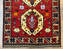 Small Persian Tribal Rug, Red and Ivory, Baluch Rug