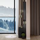 Length 11.8' x Width 15.7' x Height 63' Simple Stylish Dressing Mirror Cabinet, Full Body Mirror Cabinet, Extra Large Mirror, Multi Layer High Capacity Storage, Use Alone or In Conjunction With Vanity