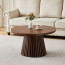 Oval Coffee Table For Living Room - Walnut