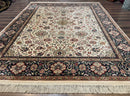Karastan Rug 8.8 x 12 Ivory Indo Kirman
