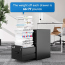 2 Drawer Locking Vertical File Cabinet For Letter Size Files Steel Office Storage