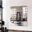 14 By 12 Inch Home Gym Mirror Tile Set For Wall 12 Pcs