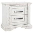 McKinney 4-piece California King Bedroom Set Vintage White