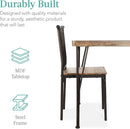 Drift Brown Contemporary Rectangular Dining Table Set