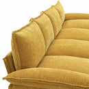 [VIDEO]118' Modern Chenille Sectional Sofa with Double Cushions,Storage Pockets,5 Seat Upholstered Indoor Furniture,L-shaped Comfy Cloud Couch with Reversible Chaise for Living Room,Apartment,3 Colors