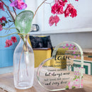 Memorial Heart With Gift Box - Acrylic Floral Design