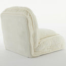 Human Dog Bed, Lazy Sofa Couch, 5 Adjustable Position,sit,sleep,fold,suit to put in bedroom, living room, Space Saving Design,White