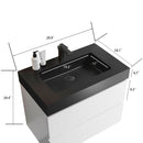 Alice - Bathroom Vanity With Large Storage, Sink, Wall Mounted