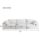 Oversized Cloud Modular Sectional Sofa,120' Down Filled Comfort 3Seater Sofa Couch for Living Room,Minimalist Wide Deep Seat Couches for Office Apartment  3Seaters