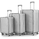 Luggage Sets 3 Piece(20/24/28), Expandable Carry On Luggage with TSA Lock Airline Approved, 100% PC Hard Shell and Lightweight Suitcase with Front Pocket and Spinner Wheels