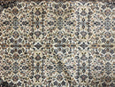 Pak Persian Rug 5x8, Handmade Wool Oriental Carpet, Vintage Rug, Floral Allover, Very Fine 320 KPSI