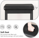 Black 24.8-Inch Bar Stools Set Of 2-Inch Thick Upholstery