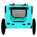Pet Bike Trailer Dog Cart for Bicycle,Suitable for Small and Medium Pets, Easy Folding Cart Frame, Quick Release Wheel, Non-Slip Floor, Internal Leash