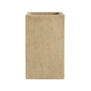 MGO Handmade Planter Box, Travertine Finish, 27''H