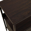 Dresser Style TV Stand With Two Drawers And Wood Top