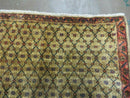 4' X 6' Handmade Indian Allover Wool Rug Camel Hair Color