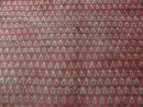 7' X 9' Vintage India Oriental Paisley Handmade Wool Rug Red Vegetable Dyes