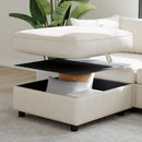 Modular Sectional Sofa, Convertible Sofa Seat With Storage, Sets Including Three seater Sofa & Couches,Loveseat and Single Chair (1+2+3 Seat) for Living Room