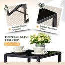 All Weather Outdoor Rocking Chair Set with Cushions