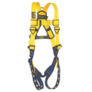 Delta No-Tangle Harness Style Vest, Back D-Ring, Yellow/Navy