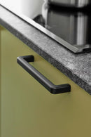Matte Black "Mango" Drawer Pulls