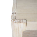 Mirod Modern Farmhouse Console Table,Elegant Minimalist Design with Premium Wood Veneer and Rounded Corners