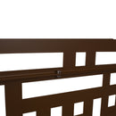 Outdoor & Indoor Privacy Screen Metal Privacy Screen 76' H×48' W, Freestanding Decorative Privacy Screen Brown Steel