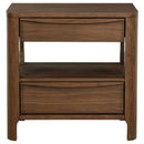 Maderia 2-drawer Nightstand Bedside Table Walnut