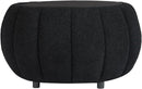 30 Inch Round Profile Teddy Fabric Hidden Storage Ottoman