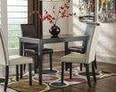 Kimonte Black Dining Room Table Rectangular Contemporary