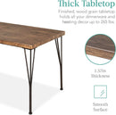 Drift Brown Contemporary Rectangular Dining Table Set