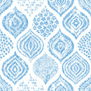 Contemporary Blue Pattern Wallpaper Smart