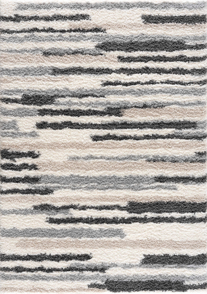 Zoya Irregular Striped Area Rug