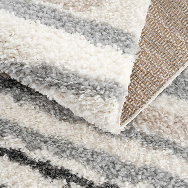 Zoya Irregular Striped Area Rug