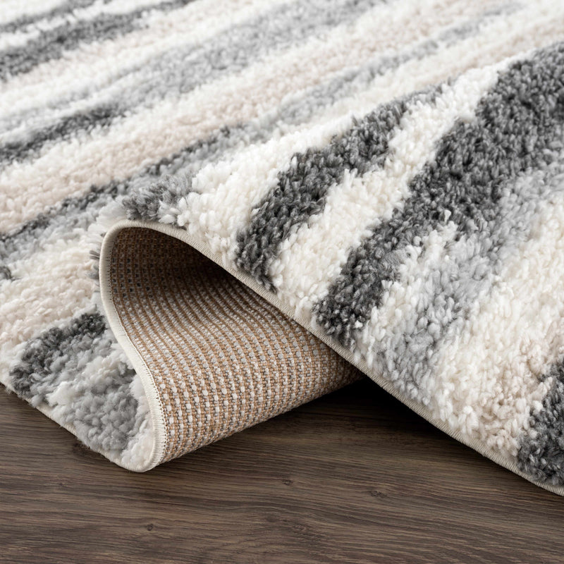 Zoya Irregular Striped Area Rug