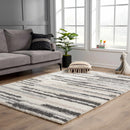 Zoya Irregular Striped Area Rug