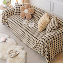 Luxury Plush Universal Couch Cover Blanket, Washable Couch Protector Houndstooth Sofa Covers