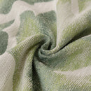 Botanical Sofa Cover with Chiffon Skirt, Floral Couch Throw Blanket for All-Season