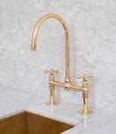 Unlacquered Solid Brass Sink faucet