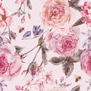 Elegant Pink Floral Wallpaper Contemporary